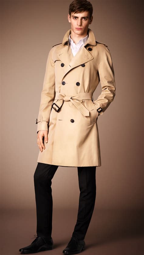 trench burberry uomo classico|Trench Coats for Men .